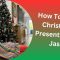 Wrapping Christmas presents tutorial with Jassi